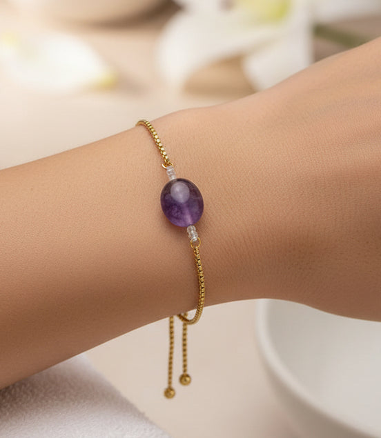 bracelet améthyste