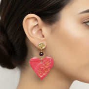 bijoux coeur rouge