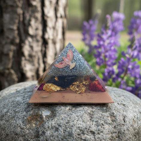 Orgonite en Shungite, protection, ondes électromagnétiques