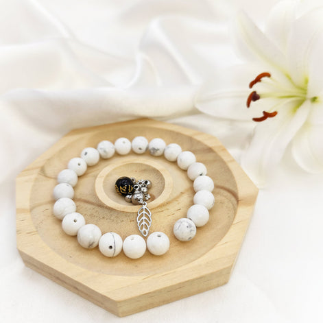 bracelet a faire soi meme en pierre kit howlite
