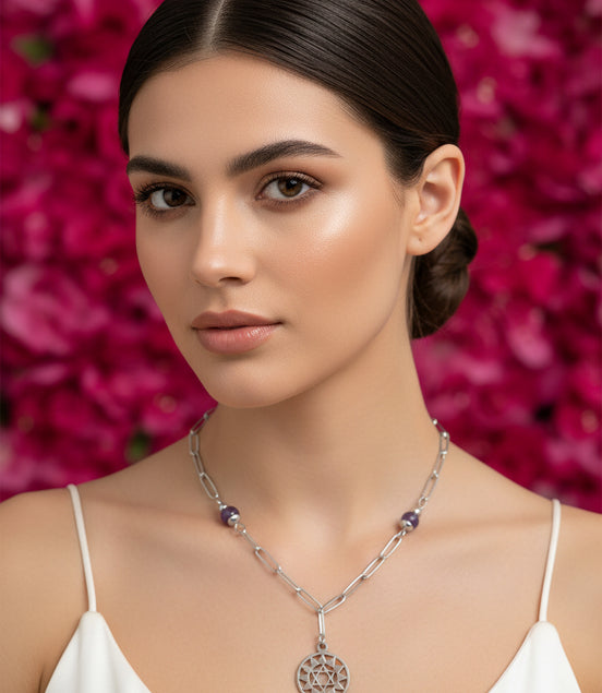 bijou femme amethyste