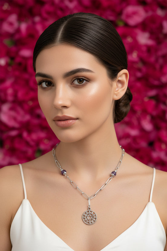 bijou femme amethyste