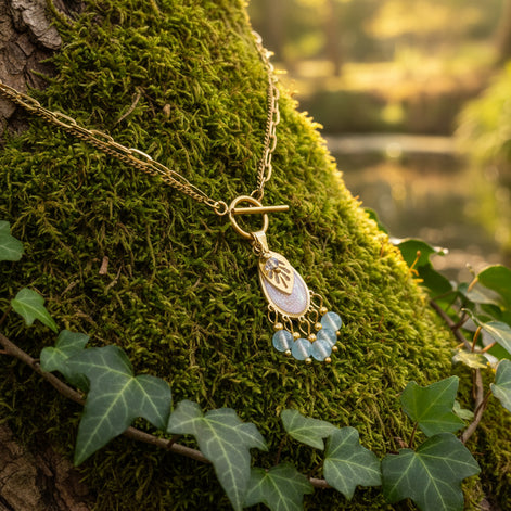 bijoux en pierres naturelles et acier inoxydable