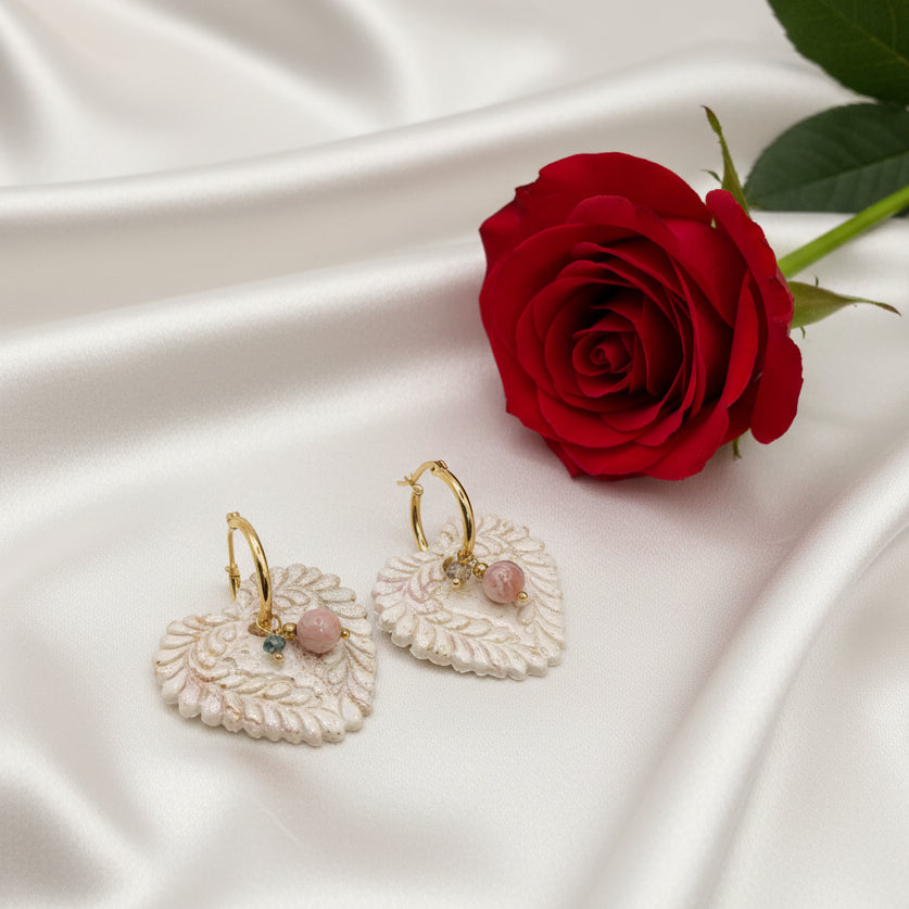 boucles d oreilles coeur originales