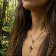 collier femme spirituelle en pierre