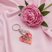 porte clés coeur st valentin 