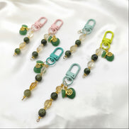 porte cles citrine abondance