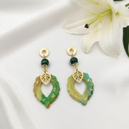 bijoux artisanals vert et or