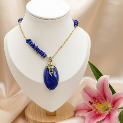 bijou doré et bleu spirituel