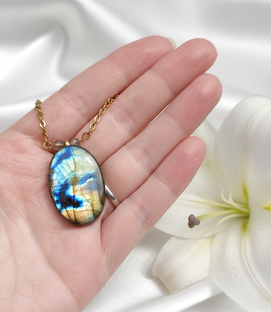 collier labradorite extra 70 france
