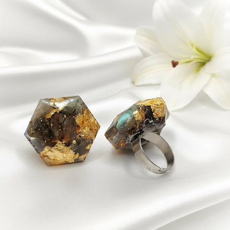 bage orgonite labradorite