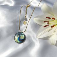collier labradoçrite ronde