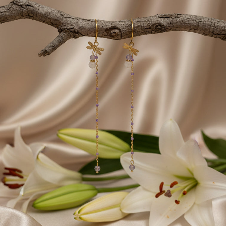 boucle d'oreilles fait mains