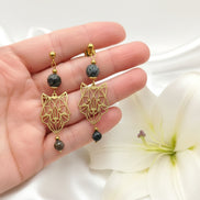 Boucles d'oreilles doré 