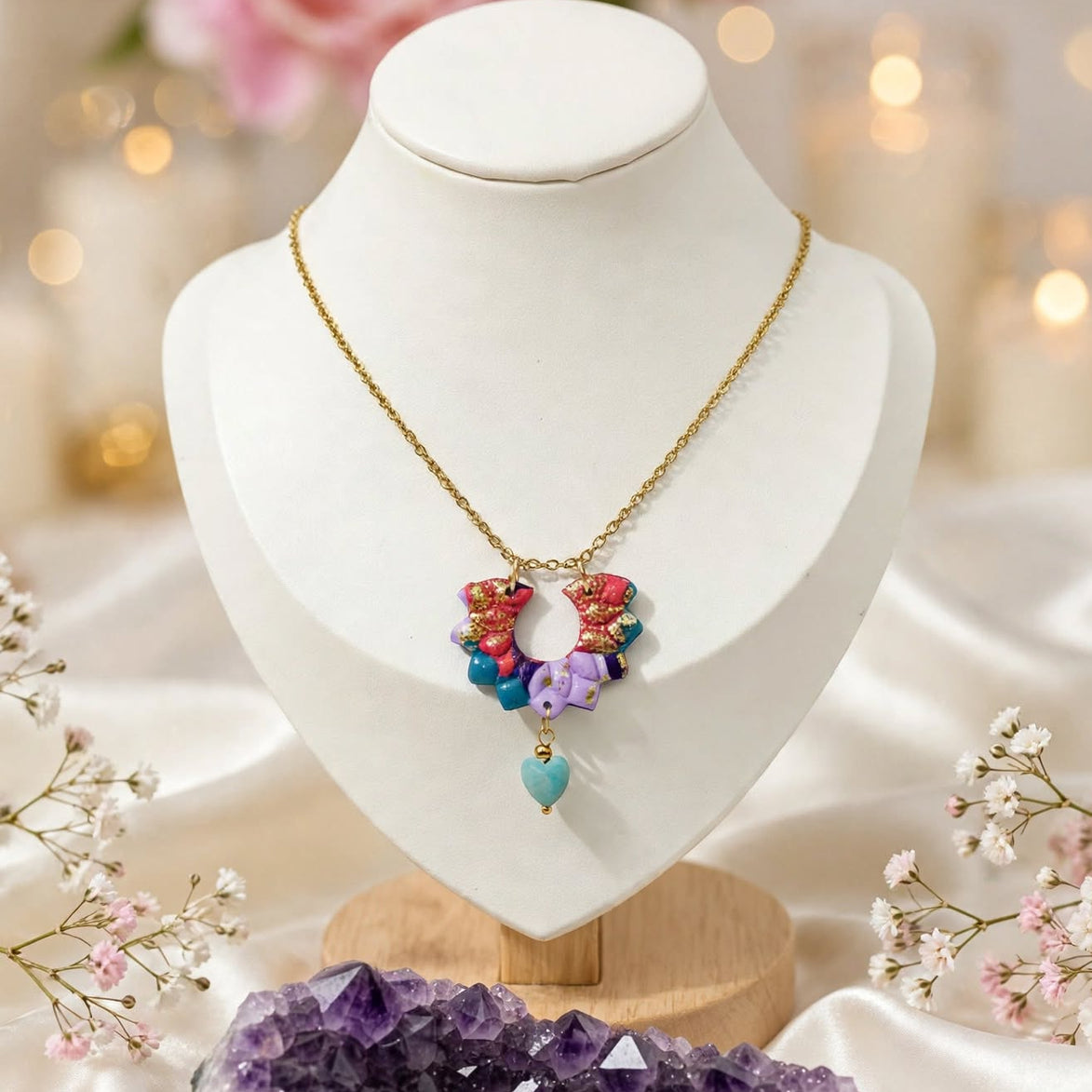 bijoux artisanaux en polymère 70300