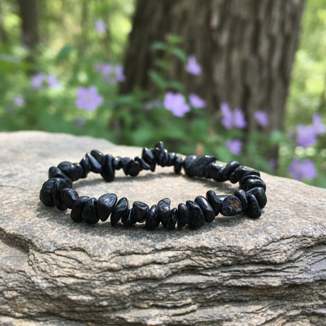 Bracelet baroque en pierre naturelle