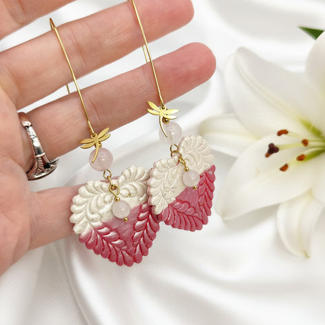 boucles d oreilles coeur artisanal