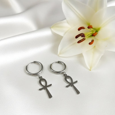 boucles d oreilles croix hanhk