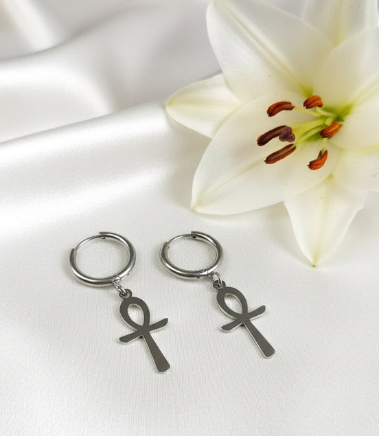 boucles d oreilles croix hanhk