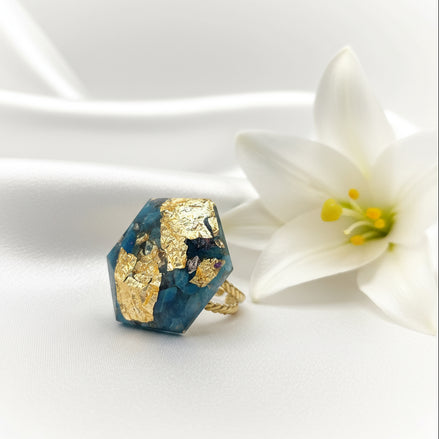 bague en pierre orgonite