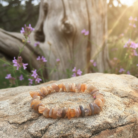 Bracelet baroque en pierre naturelle