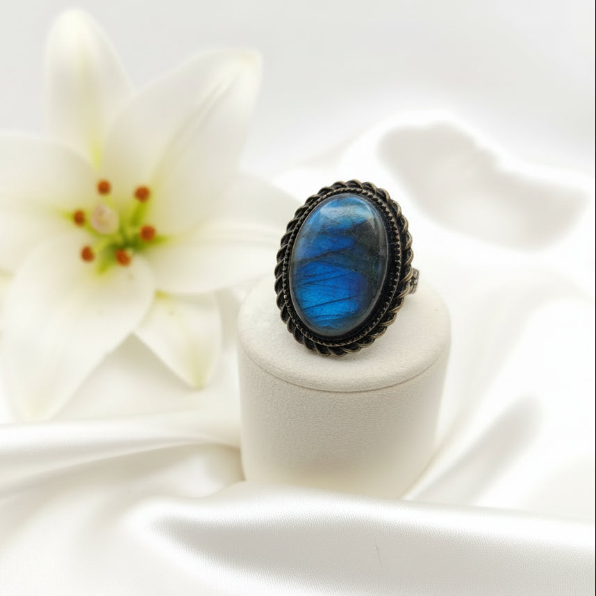 bague labradorite