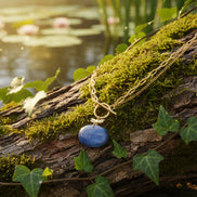  collier doré en cyanite extra
