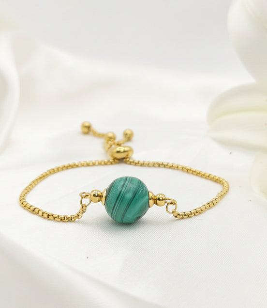 bracelet malachite